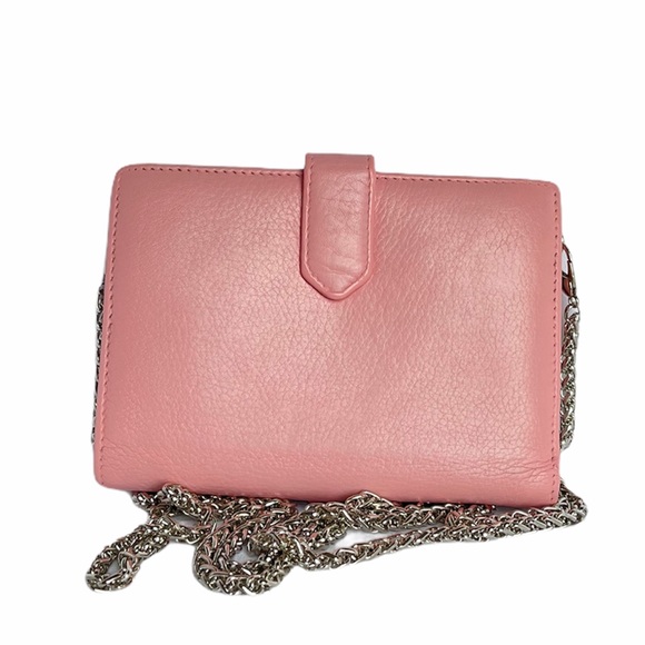 ***SOLD***Christian Dior | Auth Pink and Silver Wallet on Chain - Picture 3 of 13